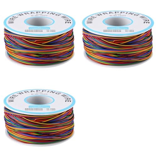 Câble solide en cuivre étamé 30AWG anti-corrosion, fil de test isolé 250M multicolore haute densité