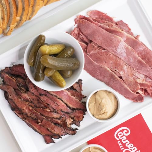 Carnegie Deli New York Mega Sliced Deli Meat Bundle | 6 Lbs (Pastrami & Corned Beef) Carnegie Deli New York Mega Sliced Deli Meat Bundle | 6 Lbs (Pastrami & Corned Beef)