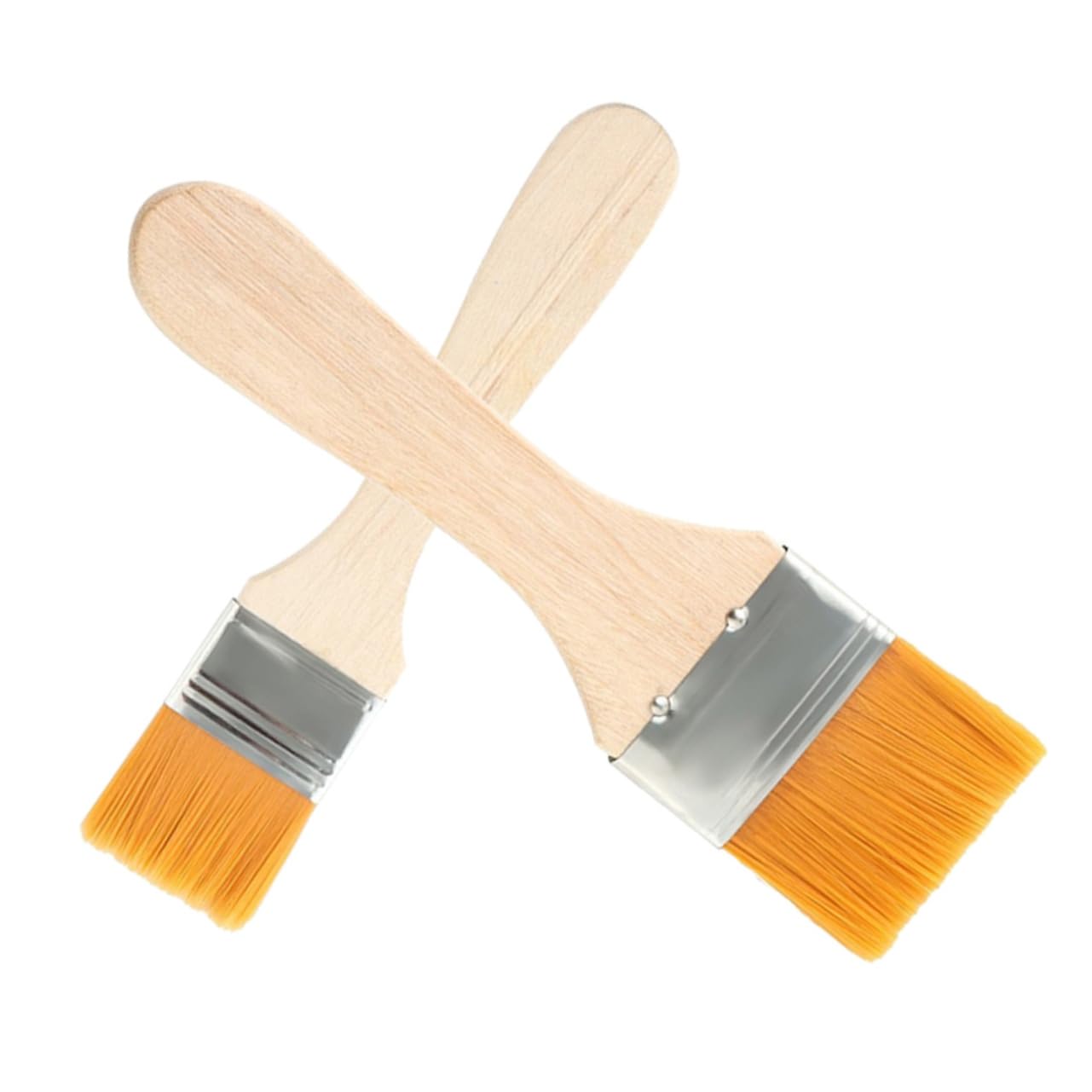 ibasenice 2pcs High-temperature Resistant Nylon Basting Brush for Bbq and Baking Food-grade Pastry Brush for Oil and Sauce for Grilling and Cooking