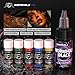 Wormhole Tattoo Gun Kit Wireless Tattoo Kit Tattoo Machine with Digital LED Display, 1,500 mAh Capacity Battery, Normal/Jump-Start/Dot Working Mode, 20Pcs Tattoo Needles Tattoo Pen Kit-Purple