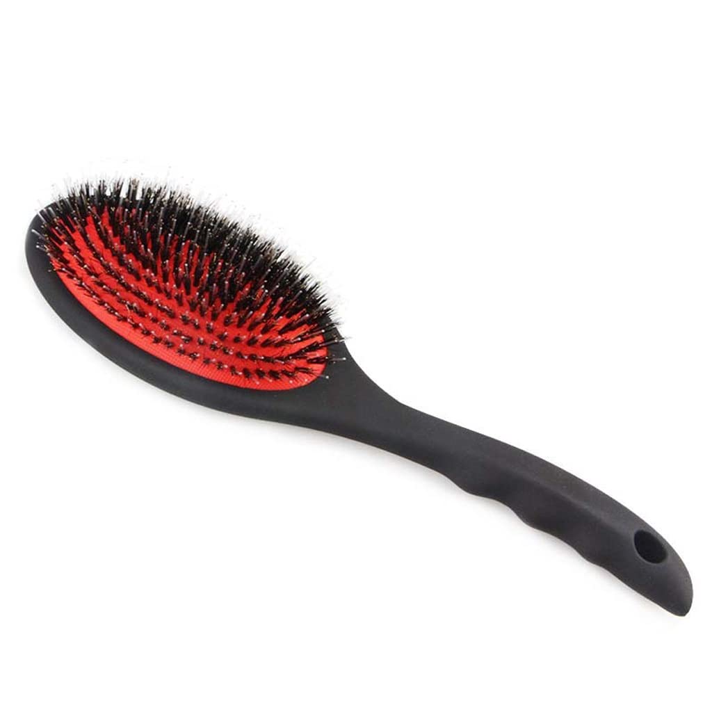 Pettine da Barbiere Pettine for parrucchiere cuscino d'aria addominali La maniglia curva di plastica Il pettine anti-statico del massaggio antistatico è adatto for gli uomini e le donne uso domestico