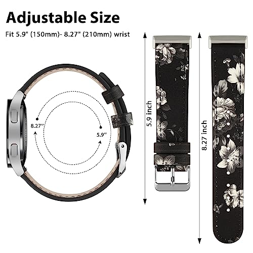 Image of Tobfit Leather 22mm Replacement Band Strap with Metal Buckle for Noise, Fire-Boltt, Boat, Amazfit, beatXp, Samsung Amazfit & Other 22mm Watches