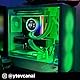 NZXT H5 Flow RGB - Compact ATX Mid-Tower PC Gaming Case - High Airflow - F360 RGB Core (CV) Included - 360mm Front & 240mm Top Radiator Support - Cable Management - Tempered Glass - Black