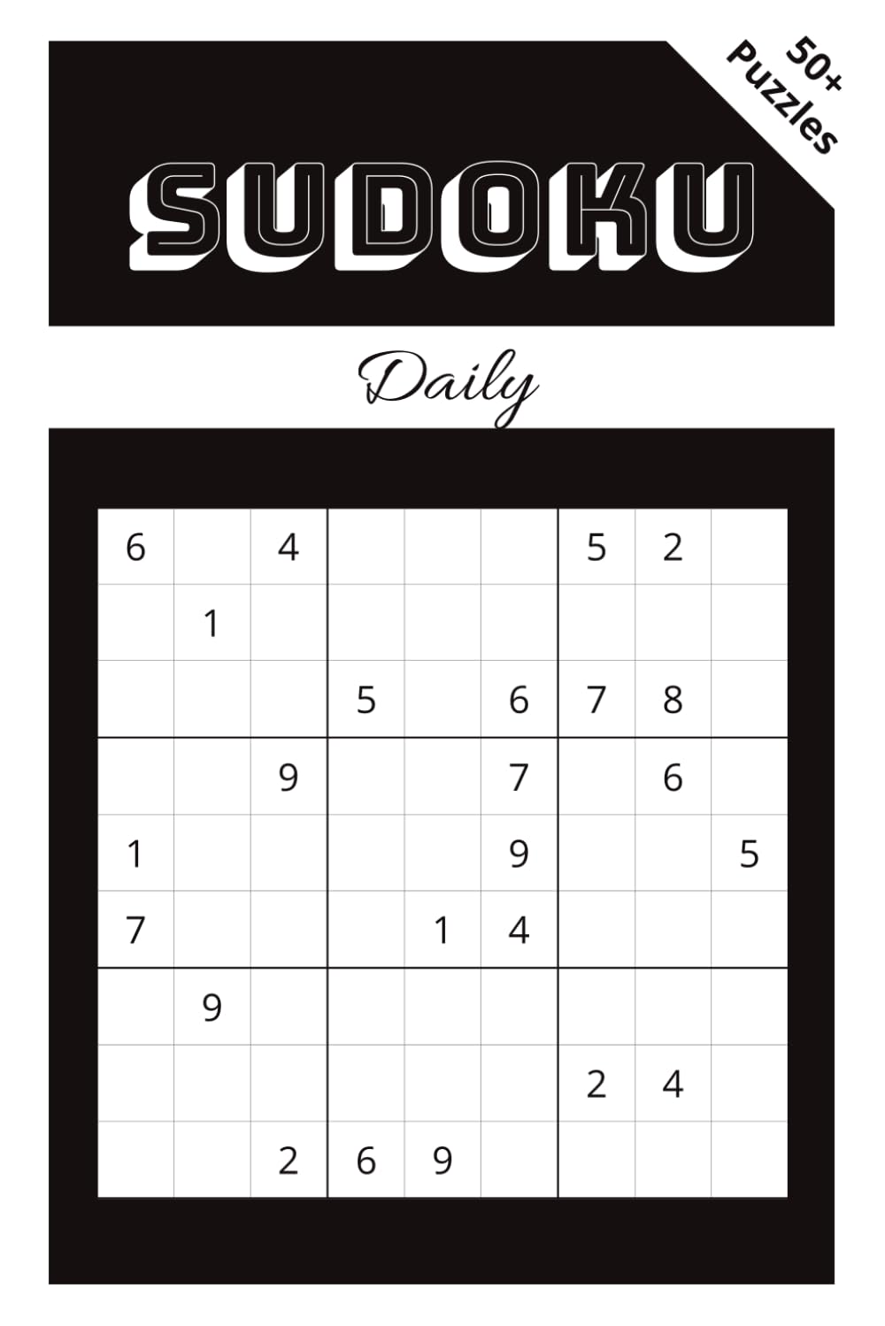 Sudoku: Daily Puzzles | Sudoku Puzzle Book | Relaxing Puzzles | 50+ Puzzles