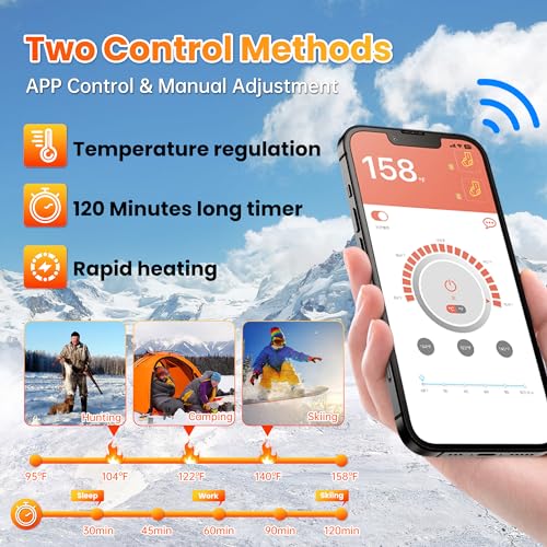Heated-Socks-for-Men-Women-with-APP-Control5000mAh-Rechargeable-Electric-Heated-Socks4-Heating-SettingsOutdoor-Camping-Skiing-Hunting