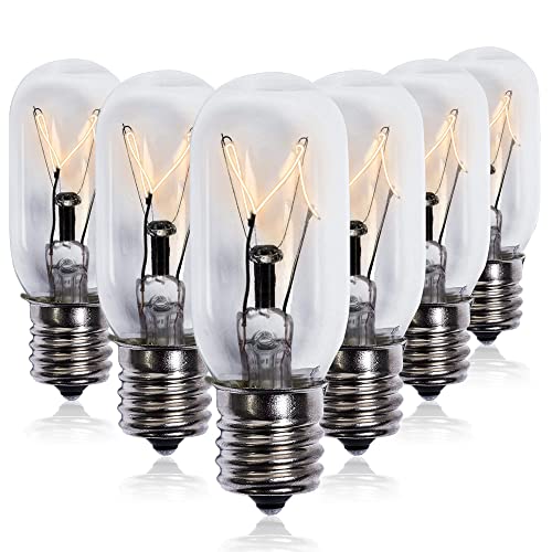 Bulbmaster Microwave Light Bulb Under Hood Wb36X10003 Whirlpool Microwave Light Bulb 40 Watt Appliance Bulb Under The Microwave Light Bulb 40W For Lava Lamps Salt Lamp Bulbs T8 E17 Base 6 Pack #TOP7
