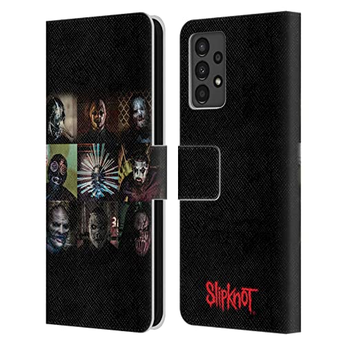 Funda para Samsung Galaxy A13 Slipknot tipo libro que evita arañazos en la pantalla