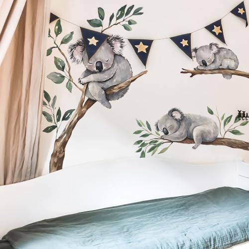 Vinilo Decorativo Koala en Rama 36x12 Pulgadas miniatura 4