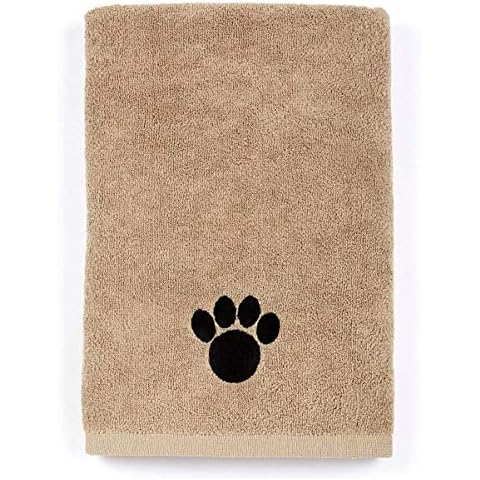 Brandobay Large Super Absorbent Pet Drying Towel 44 x 28 Inch - Ultra-Absorbent Pet Bath Towel for Small, Medium, Large Dogs and Cats Cover