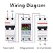 Voltage Protector Adjustable Voltage Protective Device SVP‑916 100‑130VAC Over and Under Voltage Protector Limit Current Protector Delay Reset Protector (80A)