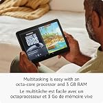 Amazon Fire HD 10 tablet (newest model), built for relaxation, 10.1" vibrant Full HD screen, octa-core processor, 3 GB RAM, 64 GB, Black