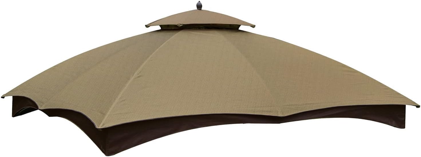 Patio Replacement Canopy Top Cover for Lowe's Allen Roth 10X12 Gazebo Backyard Double Top Gazebo #GF-12S004B-1