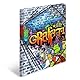 HERMA Sammelmappen A4 Graffiti Set, 3 Stück, Kinder Eckspanner-Mappen aus Kunststoff mit Kunst Motiv, Gummizug, Innenklappen und Innendruck für Jungen und Mädchen