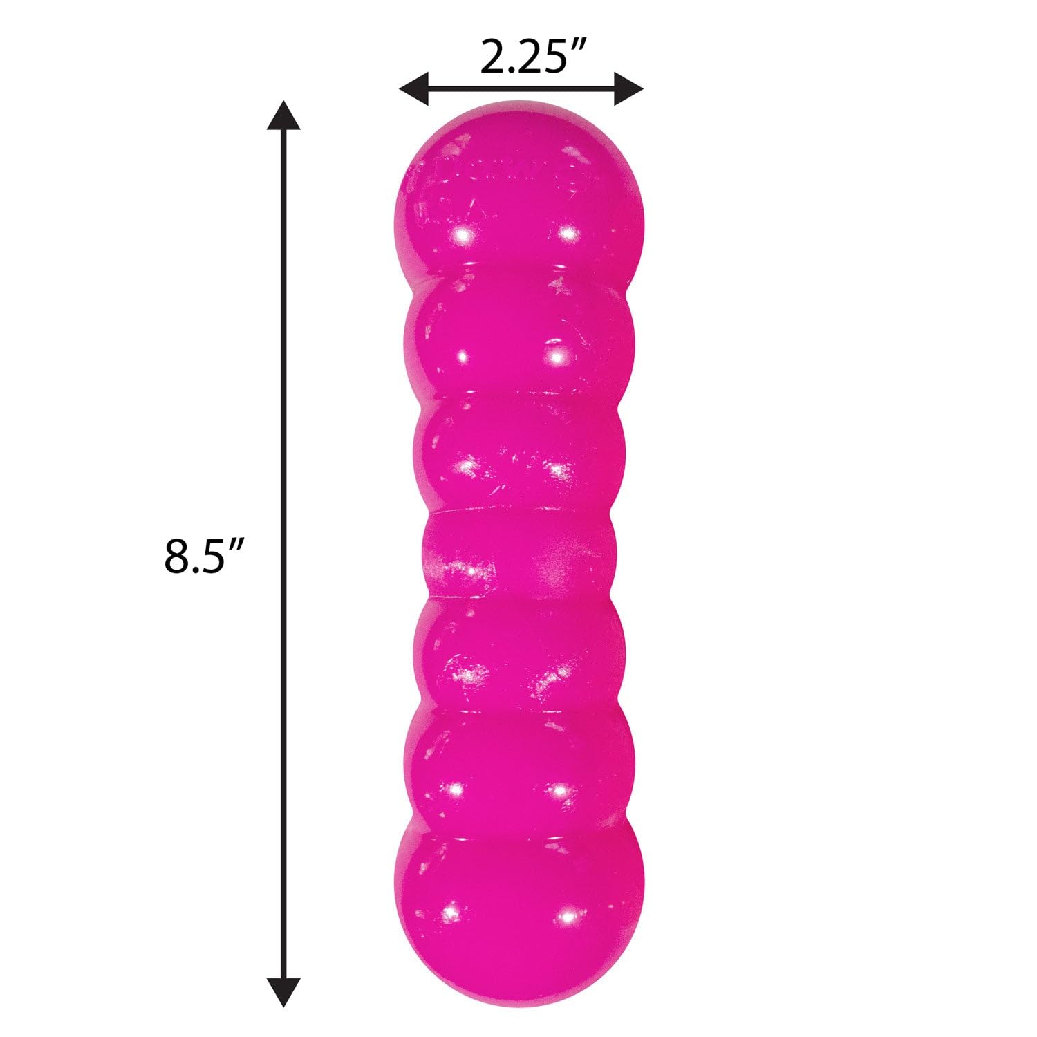 Ruff Dawg Dawg-Buster Kauspielzeug für Hunde, 20,3 cm, schwimmt, Vollgummi