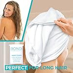 Bondi SPA Microfiber Hair Towel – Dries Hair 50% Faster – Anti-Frizz – Highly Absorbent & Super Soft - XL (42 x 22) - Rectangle - Image 5