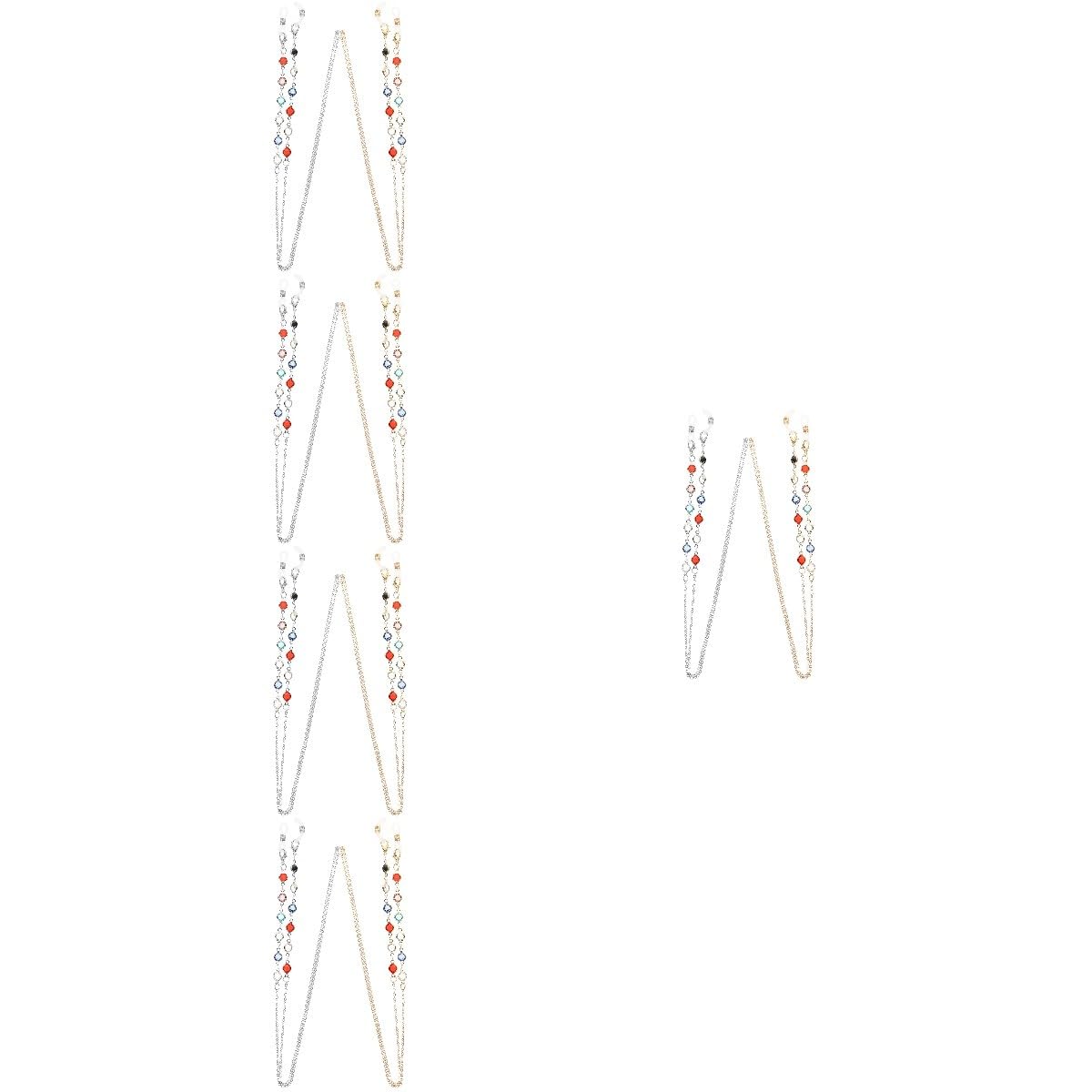 BESPORTBLE Cadena De Gafas Correa Gafas Correa Para Gafas Moda Cadena Para Colgar Gafas En El Cuello Cable Cadenas De Anteojos De Mujer Cadena De Anteojos Gel De Sílice