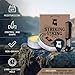 Striking Viking Mustache Wax Kit & Comb Set - 2 oz, Medium/Strong Hold, Sandalwood Scent - Grooming Kit for Men with Pocket Mustache Comb & Beard Wax Alternative, Non-Greasy Styling