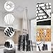 Annhua 10 Pcs Tube Cleaning Brushes Kit Straw Cleaning Kit Metal Pipe Brush Cleaner, Lab Cleaning Brushes Wire Bottle Brush for Lab Tube, Auto Parts, Bottles and Pipes, 10 Sizes