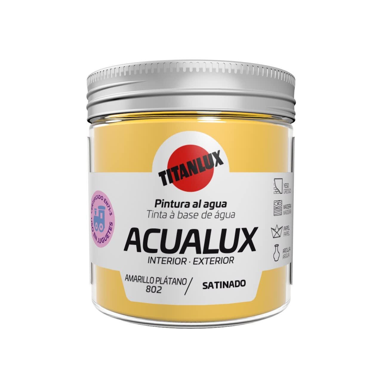 MANUALID WATER PAINT 75 ML AMA/PLATANO SATIN ACUALUX TITAN