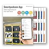 72Pcs Smart QR Code Stickers Storage Tags with Free APP, Multicolored Smart Labels for Storage Bins, Smart Labels for Moving Labels, Moving Supplies, Track Inventory