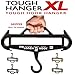 Tough Hanger XL - A Beast of a Hook – USA Made ABS Resin, X-Large | Police Gear, Scuba Gear & Dive BCD – 180-lb Cap Wetsuit DuraResin Hanger with Built in Carry Handle, 1 Black