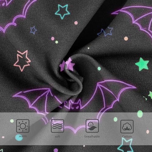 Cotton Girls Underwear Toddler Bats Purple Halloween Black Girl Panties Cute Florals Kids Briefs Undies 2t3