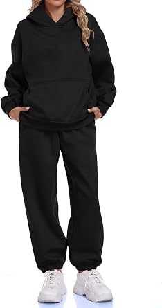 Hibelle Anxiety Relief Graphic Tai Chi Womens Hoodie Sweatsuit Set-Healing Energy,Luck & Wealth-2-Piece Lounge Tracksuit