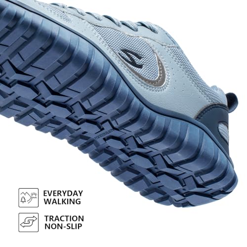 Image of HOBIBEAR Unisex Barefoot Shoes, Wide Toe Box, Lightweight Walking Sneakers | Roomy Toe Box,No Arch Support,Breathable Canvas,Flexible Non-Slip Sole,Machine Washable,Lace-Up,Walking,Daily Wear