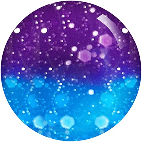 AIMEILI Soak Off U V LED Temperature Color Changing Chameleon Gel Nail Polish - Glitter Purple to Glitter Blue Full Shimmer/Diamond (TC06) 10ml
