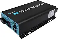 Renogy Inversor de onda senoidal pura de 1000 W 12 VCC para 120 VCA com modo ecológico, 1000 W, conversor de energia solar para carro doméstico RV