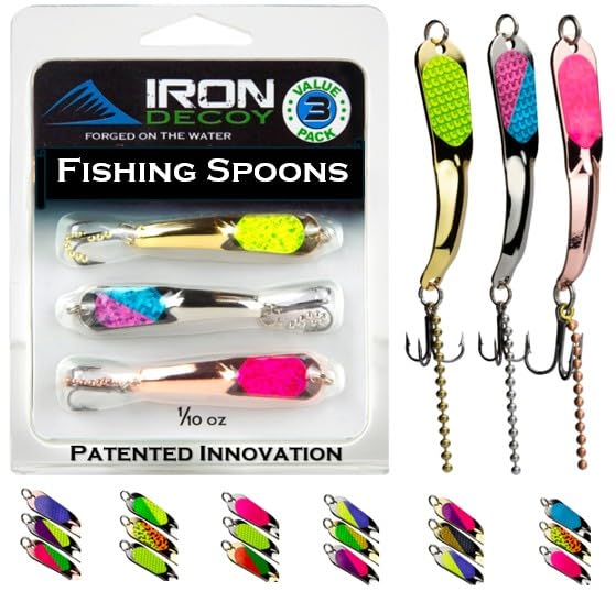 IRON DECOY Spoon Lure 3-Pack