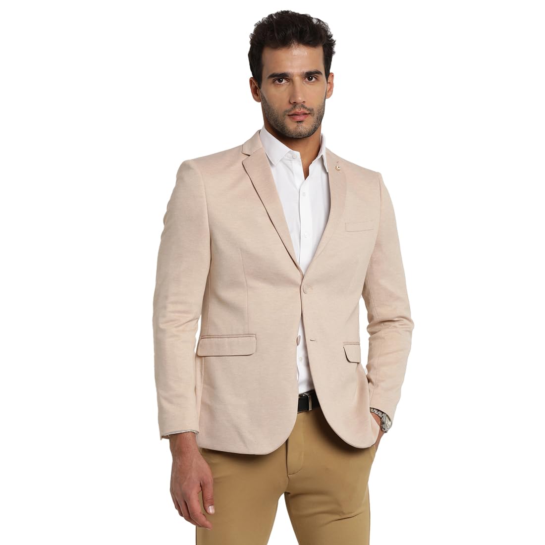 turtle Men Knitted Dobby Print Blazer-picture-10