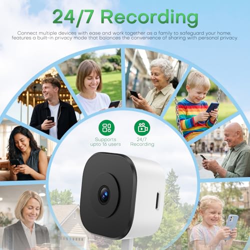 HomiQ 5MP 3K No Drill Window Security Camera, 2.4GHz & 5GHz WiFi Indoor Window Camera Color Night Vision with Anti-Glare, Person and Motion Detector, 24/7 Recording, Easy Install for Apartment,Rental - image 3