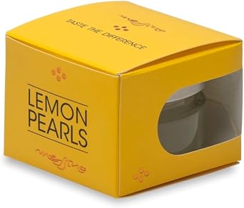 Messino Lemon Pearls   50ml Natural Concentrated Lemon Spheres for Salads, Meat, Pasta & Desserts Vegan, No Added Sugar, Molecular Cuisine