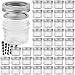 VERONES Mason Jars Canning Jars, 4 OZ Jelly Jars With Regular Lids, Ideal for Jam, Honey, Wedding Favors, Shower Favors, Baby Foods, DIY Magnetic Spice Jars, 40 PACK