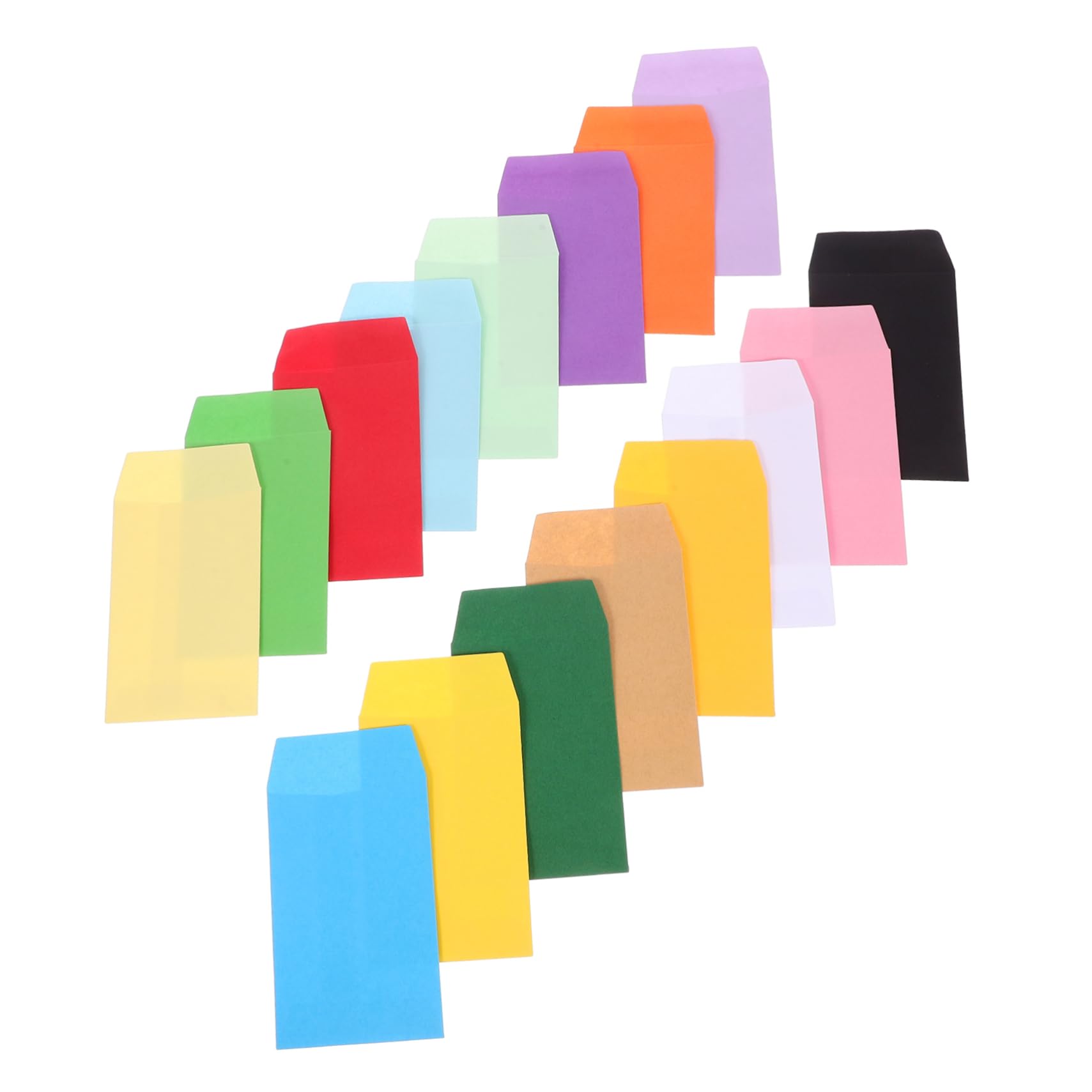 Ciieeo 4 Set Buste Carta Piccole Per Sacchetti Per Semi E Oggetti Vari Confezione Assortita Colori Facili Da Usare E Adesivi 160 Pezzi * 4