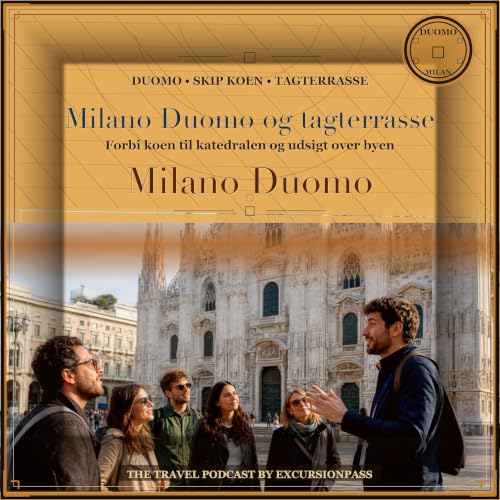 Milano Duomo skip-koen vandretur med tagterrasse