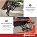 ATHLON TOOLS Treppensteiger Sackkarre klappbar TÜV geprüft – Profi Treppensackkarre aus Aluminium leicht - Extra Langer Griff 110cm & Ladefläche mit Anti Rutsch Pads - Transporthilfe für Treppen