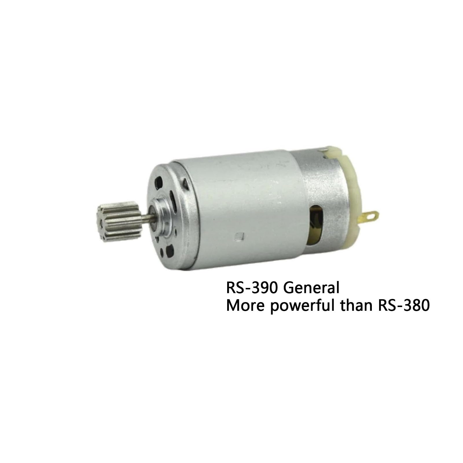CHANCS RS390 Motore elettrico DC 12V 20000RPM 12 ingranaggi Motore denti per auto giocattolo Accessorio passeggino moto a tre ruote con Sostituire RS-380