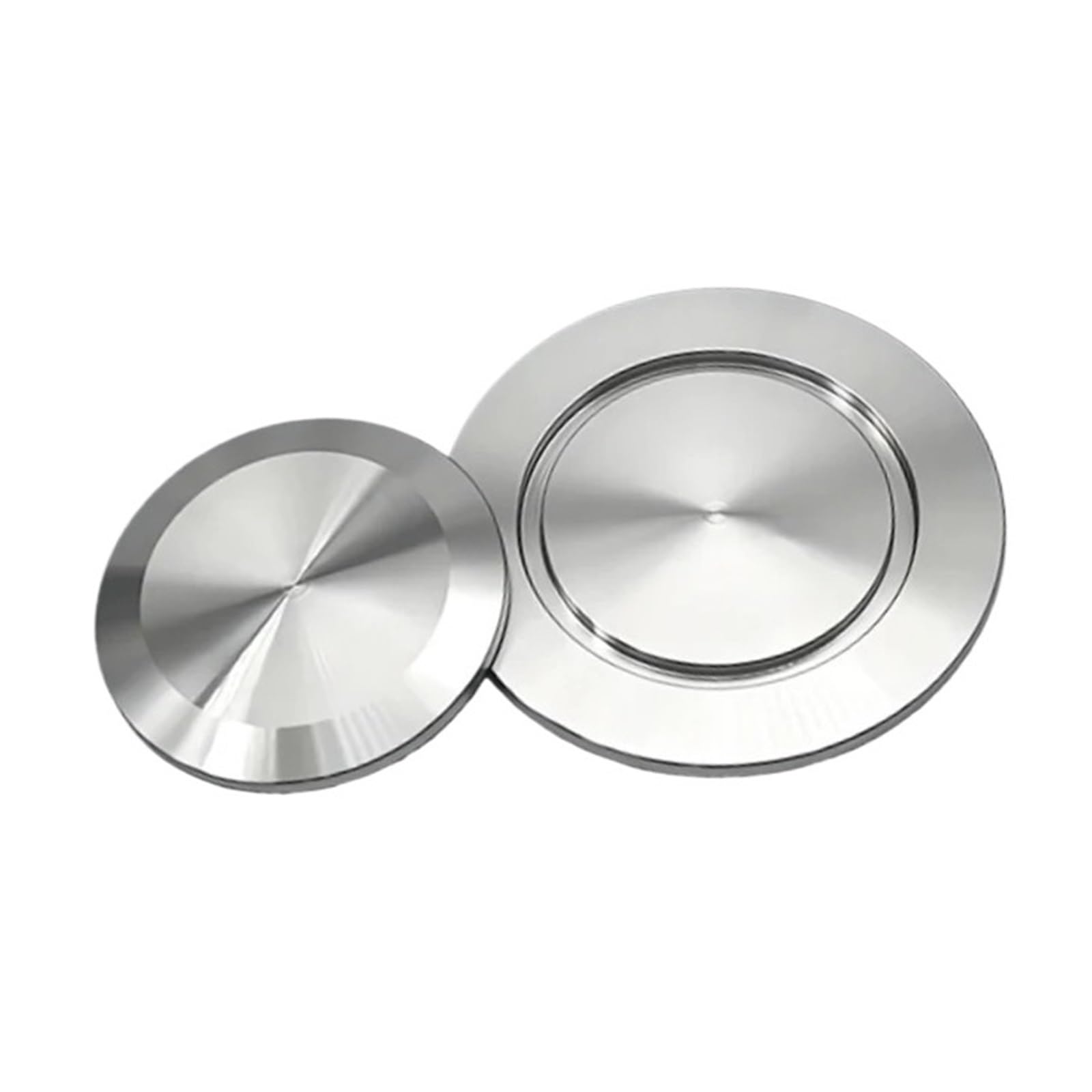 KF16/25/40/50 Vacuum Flange Blind Plate, SS304/316L Aluminum End Cap(Aluminum,KF16)