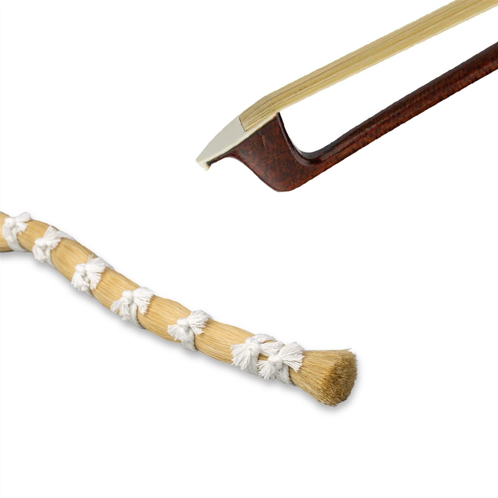 Partes violín 250 G De Pelo De Caballo De Caballo Mongol del Caballo De Pelo De Caballo A Granel para 4/4 3/4 1/2 1/4 1/8 Violin Viola Bow (Color : Green)