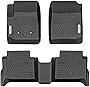 YITAMOTOR Floor Mats Compatible with 2015-2022 Chevy Colorado Crew Cab/GMC Canyon Crew Cab, Custom Fit Floor Liners, 1st & 2nd Row All Weather Protection, Black