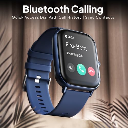 Fire-Boltt Ninja Call Pro Max Smart Watch 2.01 inch Display, Bluetooth Calling, 120+ Sports Modes, Health Suite, Voice Assistance (Blue) (Image - 6)