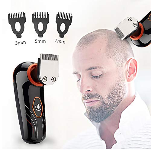 Bald Head Shaver for Men MANLI Men\'s Electric Shavers 5 in 1 Skull Razor Hair Nose Trimmer Grooming Kit, Electric Shavers for Men Rotary Shaver Cordless Wet/Dry Rechargeable