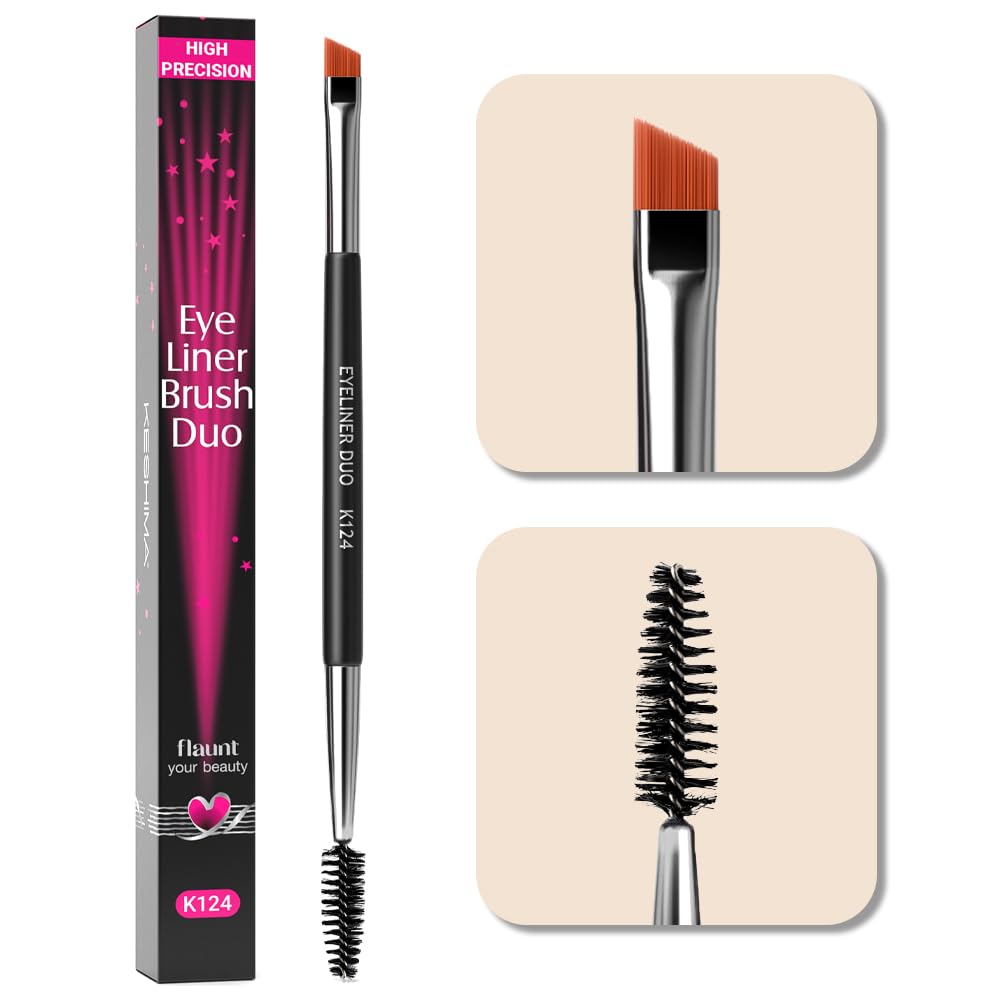 Photo 1 of KESHIMA Angled Eyeliner Brush Duo