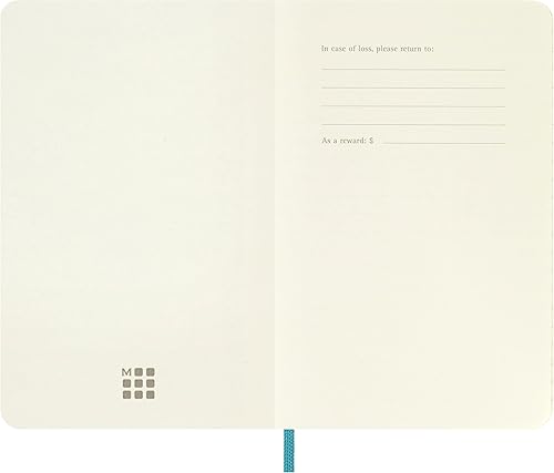 Miniatura 5 de Moleskine - Cuaderno clásico, tapa blanda, tamaño de bolsillo (3.5 x 5.5 pulgadas), a rayas/rayado, azul arrecife, 192 páginas Azul (reef