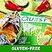 Quest Nutrition Tortilla Style Protein Chips, Low Carb, Nacho Cheese 1.1 Ounce (Pack of 12) & Tortilla Style Protein Chips, Chili Lime, Baked, 1.1 Oz, Pack of 12