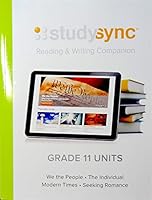 StudySync GRADE 11 UNITS Reading & Writing Companion 1942764332 Book Cover