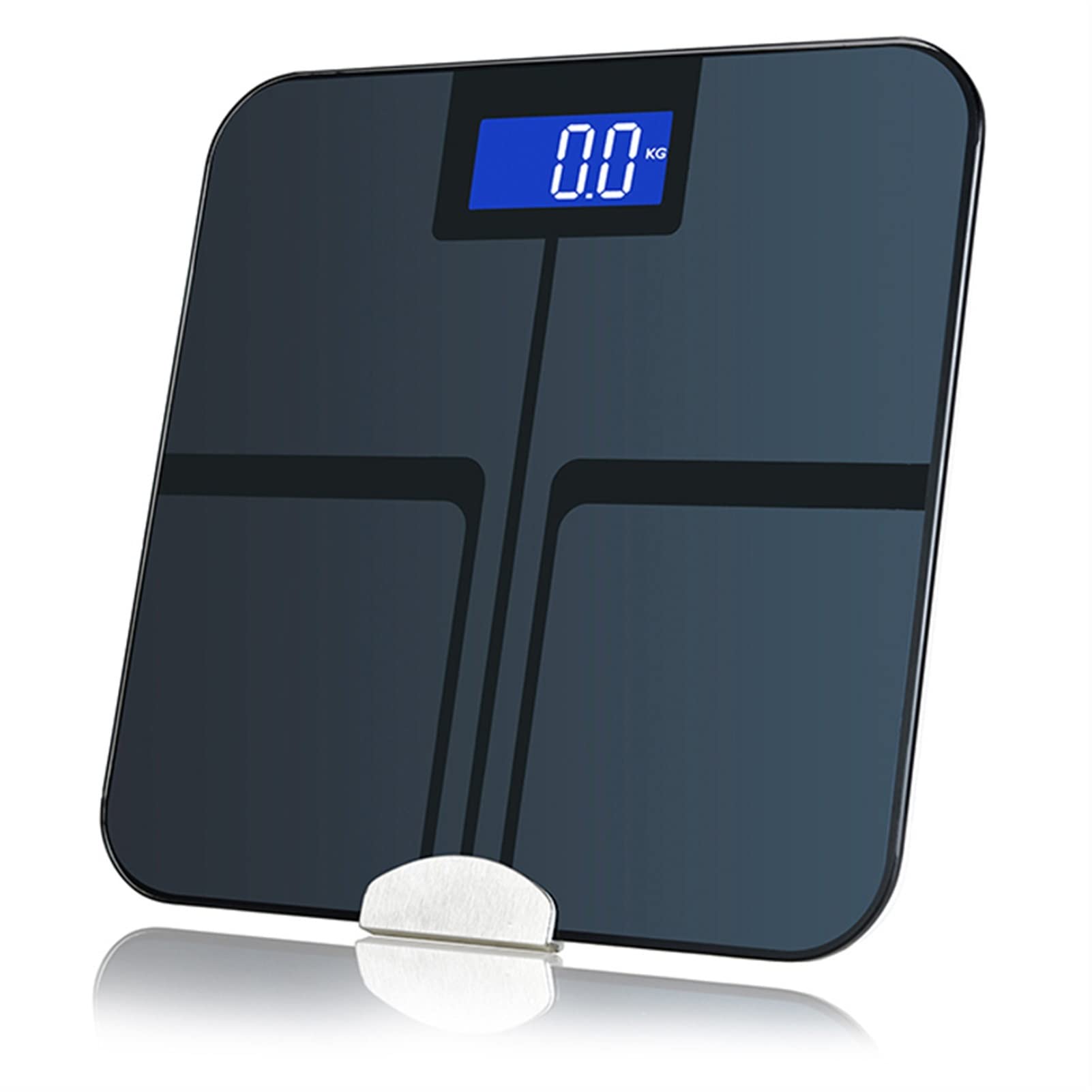 JINGYAN Pèse-personne numériques Electronic APP Control Body Weight Scale Fat Water Calorie Smart Digital for Human Health Bathroom Measure