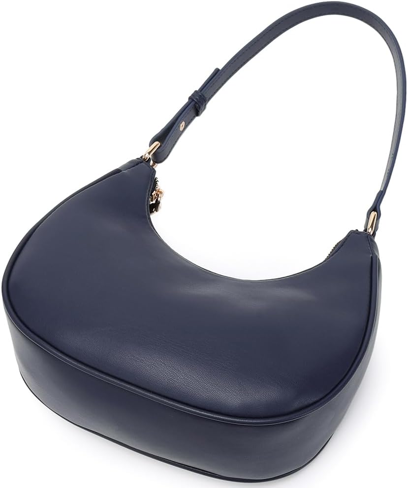 Crescent Shoulder Bags for Women Cute Hobo Tote Handbag Under the Arm Purses Mini Clutch Purse with Zipper Closure | Crescent, Cute, Under the Arm, Purses, Mini, with Zipper Closure - Image 4